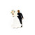 Brown Skin Bride Groom Mini Attachment by Happy Everything
