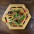 Baltique Marrakesh Collection 14" Salad Serving Bowl with Salad Hands by Totally Bamboo