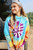 Desert Rainbow Tie Dye Oversized Hoodie - XL by Ivory Ella