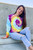 Desert Rainbow Tie Dye Long Sleeve T-Shirt - XL by Ivory Ella