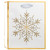 Luxe Snowflake Medium Tote Bag by Design Design