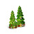 2-Pc Set Light-up Peppermint Candy Christmas Trees by Two's Company