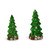 2-Pc Set Light-up Peppermint Candy Christmas Trees by Two's Company