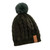 STRENGTH Faux Leather Patch Message Knit Beanie by Howard's Inc.