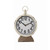 White Metal / Wood Weathered Clock by Transpac