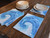 Set of 4 Wave Placemat Set by Sophia's