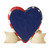 Mini Patriotic Beautiful Heart Figurine by Jim Shore