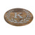 Heritage Mango Wood with Metal Inlay Monogram 10"  Trivet - K - GG Collection
