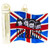 The Beatles British Flag Ornament by Kat & Annie