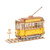 Robotime 3 Kinds DIY 3D Transportation Wooden Model Building Kits Vintage Car Tramcar Carriage Toy Gift for Children Adult(D0102HPD6NV.)