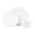 3-Piece Set Melamine Lastra White Place Setting by Vietri