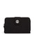 Microfiber Classic Black RFID Turnlock Wallet