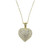 Gold Medium Size Heart Pendant Necklace by Kelsey B