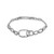 Rhodium Oval Link Bracelet by Kelsey B