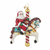 Carousel Claus Ornament by Christopher Radko