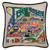 Tennessee XL Hand-Embroidered Pillow by Catstudio