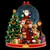 Splendent Santa Snow Globe by Christopher Radko