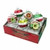 Holiday Splendor 3.25" Decorated Rounds With Reflectors (Set of 6)