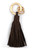 Brown (Chocolate) Tassel Key Chain by Handbag Handcuff