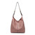 Dark Rose Ida Hobo Bag by Jen & Co.