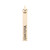 Grateful Antique Gold Medium Bar Pendant by Benny & Ezra