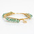 Medium Light Green Millie Pebble Standard 7.5" Bangle by Bourbon and Boweties