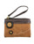 Brown Double Zip Wallet by Chala