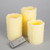 Set of Three Ivory Drip Edge Pillars with Remote Control