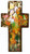 Multi Colored Gold Cross