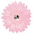 Pink Flower Clip
