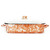 Orange Swirl Lasagna Pan by Golden Rabbit