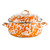 Orange Swirl Dutch Oven by Golden Rabbit