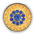 Sapphire Gold Rush Fashion Snap by Ginger Snaps