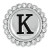 Bling Letter "K" Fashion Snap by Ginger Snaps