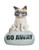 Grumpy Cat Rock Figurine - Go Away