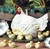 White Hen Tureen 13 1/2"H x 15"L x 11"W - By Intrada Italy
