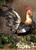 Rooster Brown & Black 23"H