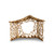 Jay Strongwater Branch Creche - Gold - Special Order
