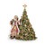 Jay Strongwater St. Nicholas Santa with Tree Music Box - Special Order