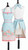 Bows and Roses Bib Doris Apron