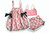 Pink Velvet Bows Baby Doll Set (Size: Small)