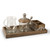 Heritage Wood & Metal Cream & Sugar Set - GG Collection