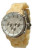 Ivory Silver Ceramic Watch - Snap Closure