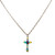 Multi-Color Miniature Mosaic Cross Pendant 8332 - Firefly Jewelry