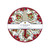 Allegra Red Cake Plate With Cake Server by Le Cadeaux