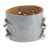 Gunmetal Wide Cuff - Silver Finish - Lenny & Eva