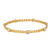Alabama Bangle - Gold White - Melinda Maria