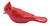 Red Cardinal Charm by Mariposa