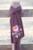 Brown Jersey Scarf with Bird