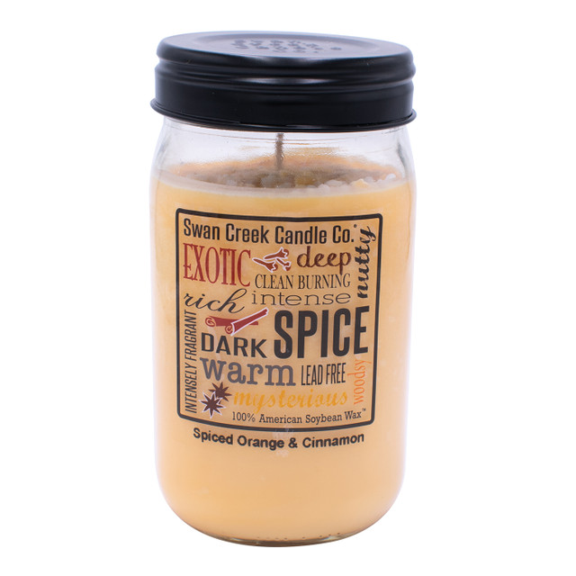 Swan Creek Candles Spiced Orange & Cinnamon 24 oz. Swan Creek Kitchen